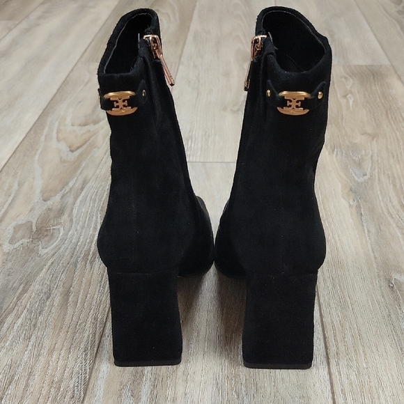 Sam Edelman Size 7 1/2 Black Suede Booties - Picture 6 of 10